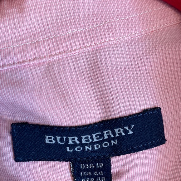Burberry pink button down 10 - Picture 5 of 5